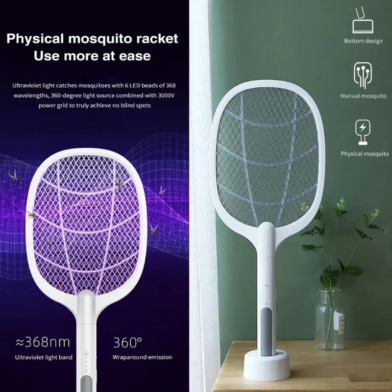 Nova USB Rechargeable Mosquito Racket | ME-903 Model | | Electric Insect Killer Swatter | For Indoor & Outdoor Use - Image 4