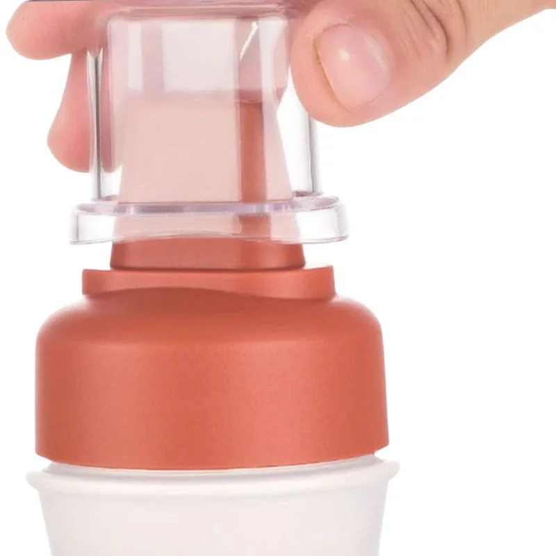 5 Hole Squeeze Sauce Bottle | Refillable Condiment Dispenser with Lid | Multipurpose Ketchup & Hot Sauce Bottle for Kitchen | Black Cap - Image 2
