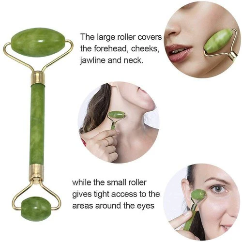 Jade Roller Massager Face Roller | Skin Stone | Anti-face Aging Neck wrinkles Massager - Image 4