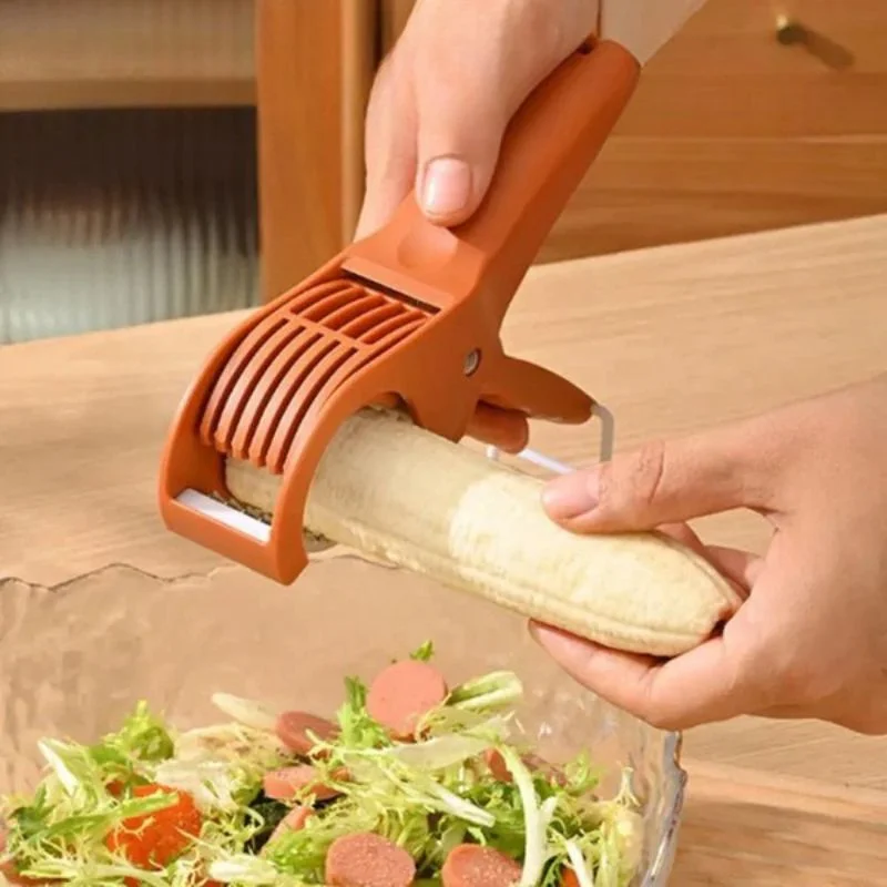 5 Blade Vegetable & Fruit Cutter and Slicer | Multipurpose Vegetable Chopper & Fruit Slicer | Kitchen Cutter with 5 Stainless Steel Blades | Multiple Colors - Image 3