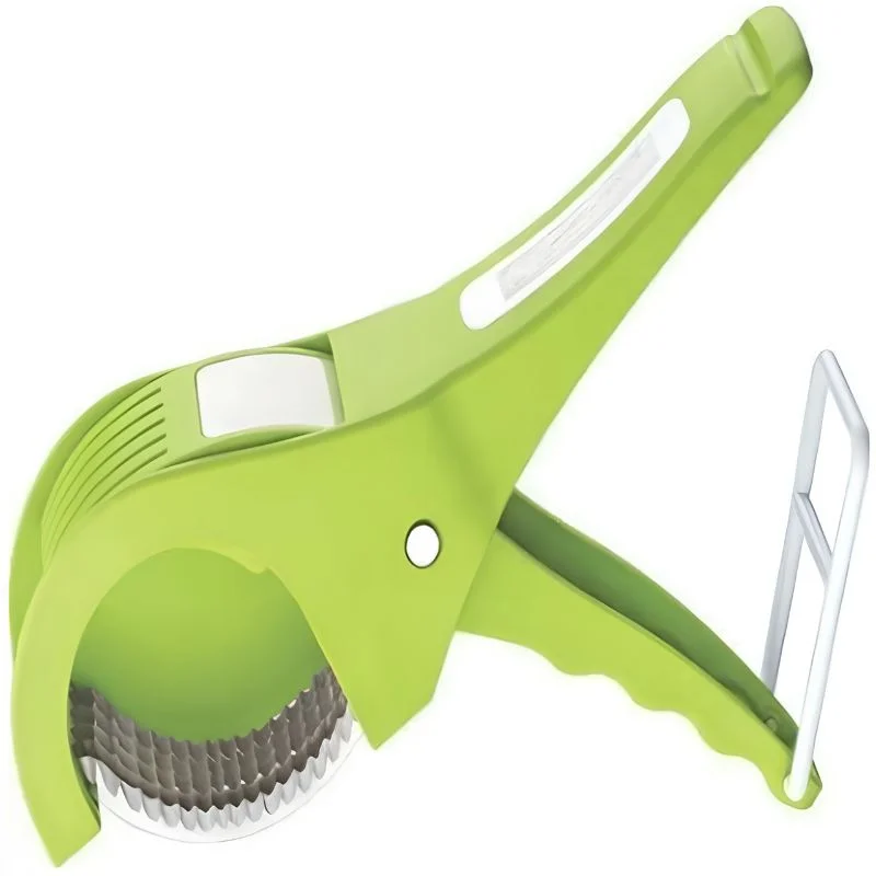 5 Blade Vegetable & Fruit Cutter and Slicer | Multipurpose Vegetable Chopper & Fruit Slicer | Kitchen Cutter with 5 Stainless Steel Blades | Multiple Colors - Image 4