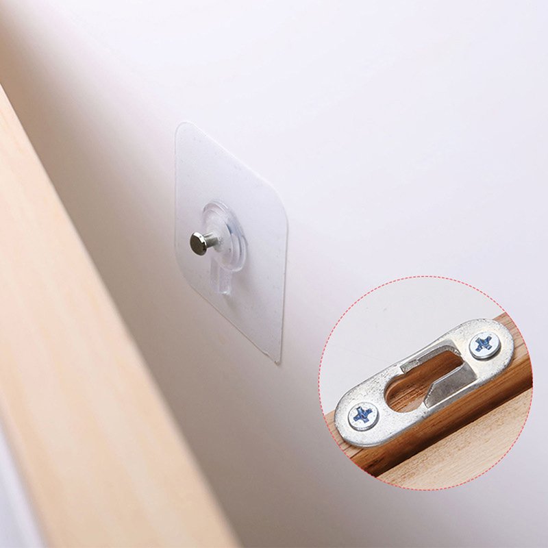 4 PCs Punch-Free Screw Hanger | Non-Marking Wall Hook Stickers | Heavy-Duty Picture & Decor Holder - Image 3