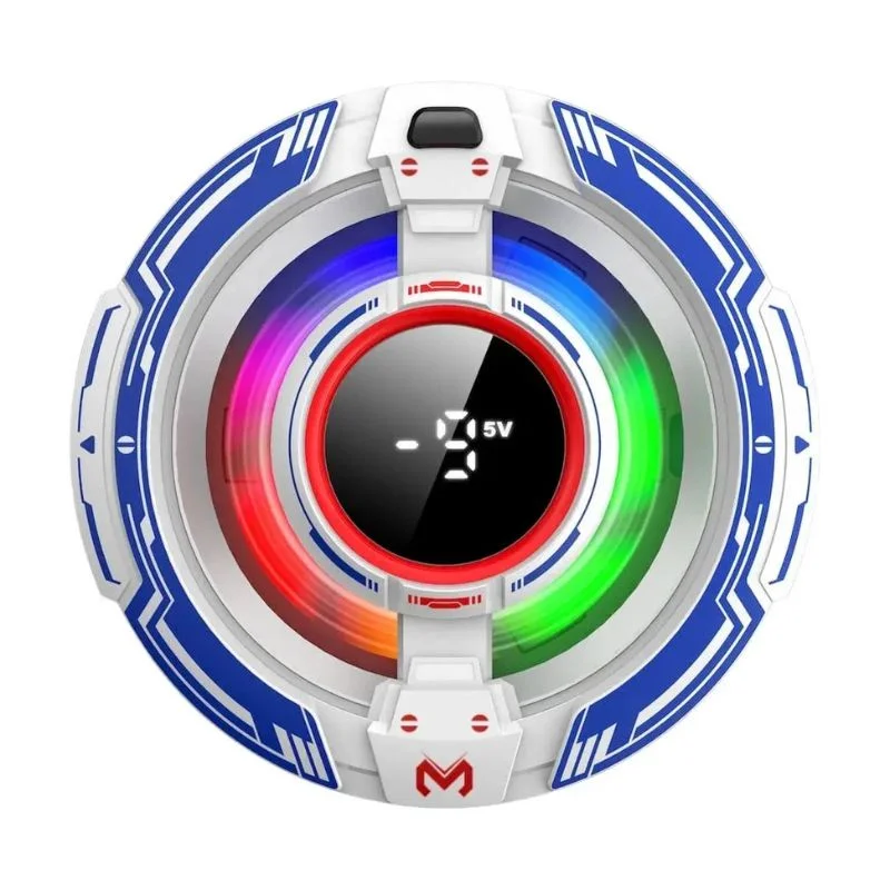 CX16 Magnetic Mobile Cooling Fan | Semiconductor Phone Cooler with RGB Lights | Fast Cooling Gaming Radiator for Android & iPhone - Image 4
