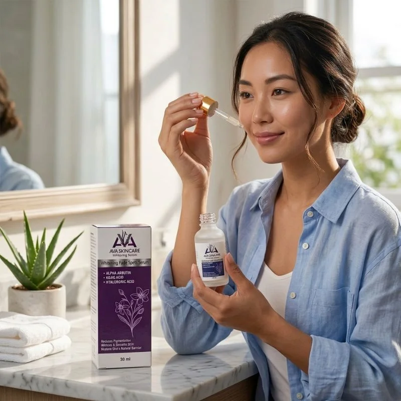 AVA Fade Spots Serum | Brightening & Dark Spot Care Serum | Hydrating Night Serum | 30ml - Image 5