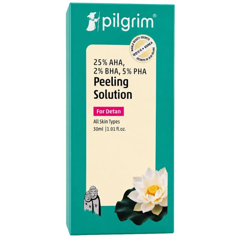 Pilgrim Peeling Solution | Weekend Facial Peel for Deep Cleansing & Exfoliation | Radiant & Even-Toned Skin | For Men & Women | 30ml - Image 8