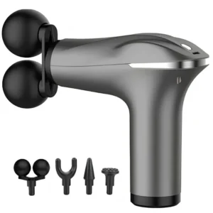 Fascial Tissue Massage Gun | Model BLD-329 | Rechargeable Massage Gun | LCD Display | 4 Massage Heads for Muscle Recovery & Pain Relief